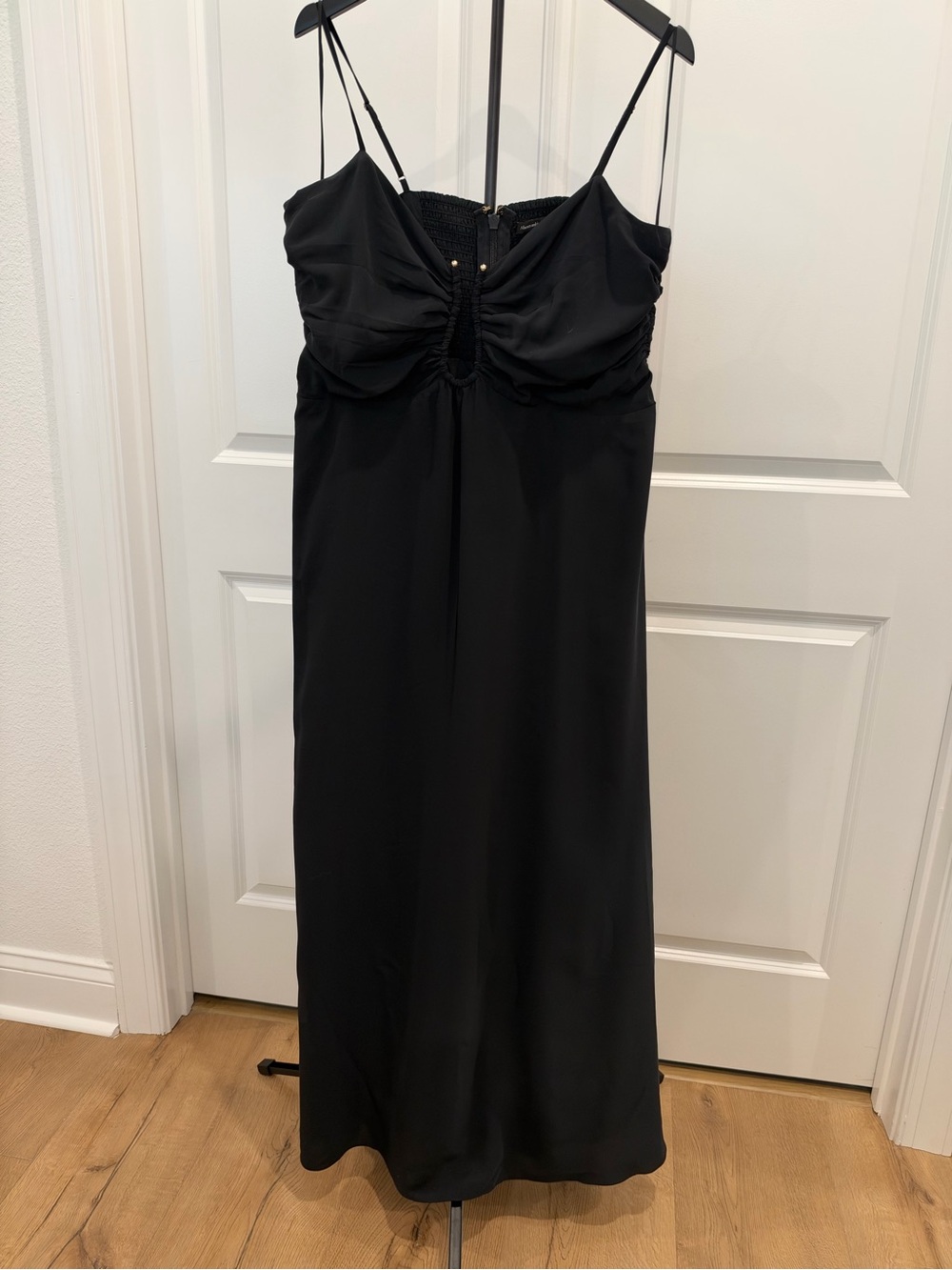 Abercrombie & Fitch Black Hardware Maxi Dress